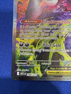 Pokemon TCG Mega Gengar Ex 284/217 Special Illustration Rare SIR Ascended Heroes - Image 5