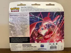 Pokemon TCG: Sword & Shield Fusion Strike 3 Pack Blister ESPEON Black Star Promo - Image 2