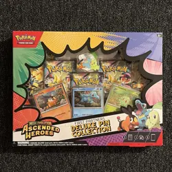 Pokemon TCG - First Partners Deluxe Pin Collection -Ascended Hero’s - Sealed - Image 1