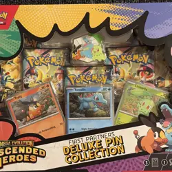 Pokemon TCG - First Partners Deluxe Pin Collection -Ascended Hero’s - Sealed - Image 2