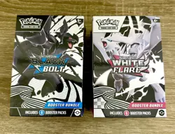 Pokemon Black Bolt and White Flare Booster Bundle Set of 2 FACTORY SEALED NEW - Image 1
