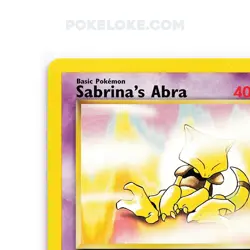 Sabrina's Abra - 93/132 - 1st EDITION - Gym Challenge - Pokemon TCG - [NM] - Image 4