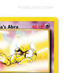 Sabrina's Abra - 93/132 - 1st EDITION - Gym Challenge - Pokemon TCG - [NM] - Image 5