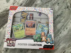 Nintendo Pokemon TCG Scarlet & Violet - 151 Poster Collection Box - 3 Packs 820650853166 - Image 1