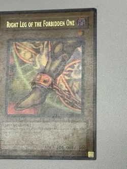 Right Leg of the Forbidden One LOB-120 The Legend of Blue Eyes White Dragon 1st - Image 4