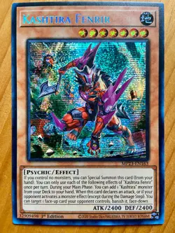 Kashtira Fenrir MP23-EN163 25th Anniversary Tin: Dueling Heroes Mega Pack 1st... - Image 1