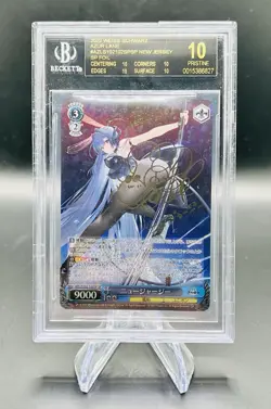 BGS 10 Black Label Weiss Schwarz Azur Lane New Jersey AZL/102SP FOIL Japanese - Image 1