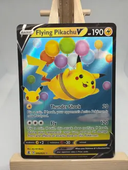 Flying Pikachu V - 006/025 - Pokemon Celebrations Sword Shield Rare Card NM - Image 1