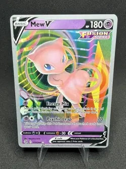 (NM) Mew V 113/264 World Championship 2023 - Non-Holo Pokemon Card - Image 1