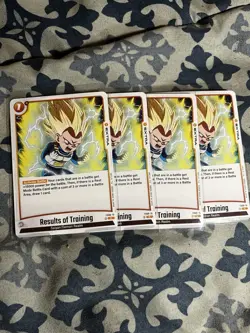 4x Dragon Ball Super Card Game Results of Training Extra FS08-15 x4 English - Image 1