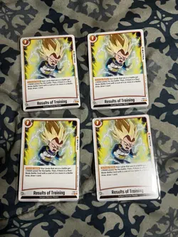 4x Dragon Ball Super Card Game Results of Training Extra FS08-15 x4 English - Image 2