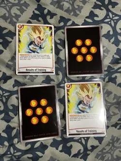 4x Dragon Ball Super Card Game Results of Training Extra FS08-15 x4 English - Image 3