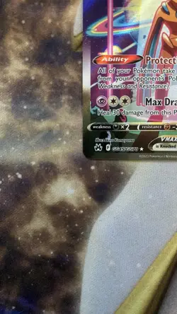 Pokemon Deoxys VMAX Ultra Rare TCG Card Crown Zenith: Galarian Gallery GG45/GG70 - Image 3