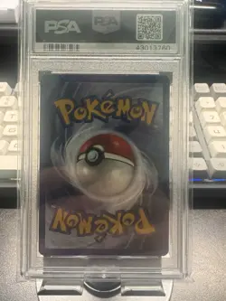 Pokemon Neo Destiny 2002 Light Dragonite Holo Card #14 PSA 8 English - Image 2