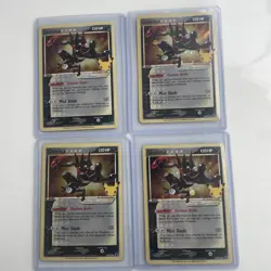 Pokemon Greninja Gold Star SWSH144 Celebrations Promo Card Sealed Lot of 4 - Image 1
