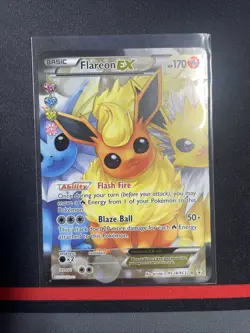 Pokemon Card - Flareon EX RC28/RC32 Full Art Holo Rare XY Generations Radiant #2 - Image 2