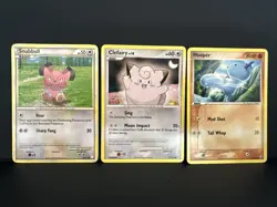 Pokemon Card Lot EX DP HGSS Era Wooper Clefairy Rapidash 12 Cards LP - Image 2