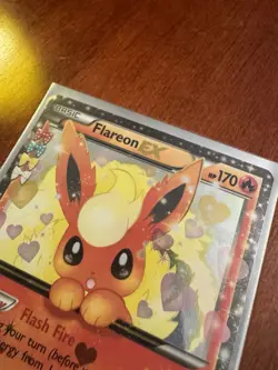 Pokemon TCG Flareon EX Holo Rare Card RC6/RC32 Generations - Image 3