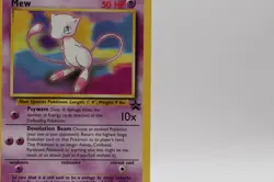 Pokemon TCG Mew Vintage 8 Non-Holo Black Star Promo Card - Image 2