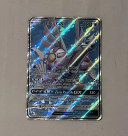 Palkia GX 119/131 Full Art Forbidden Light Ultra Rare Holo Pokemon Card LP - Image 4