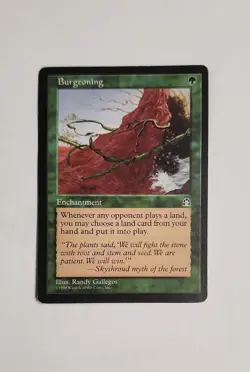 MTG Magic The Gathering - Burgeoning - Stronghold LP (Light Play) - Image 1