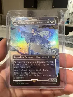 MTG Venat Heart of Hydaelyn Foil Borderless Final Fantasy #0329 MTG English - Image 1