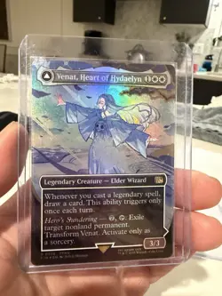 MTG Venat Heart of Hydaelyn Foil Borderless Final Fantasy #0329 MTG English - Image 2