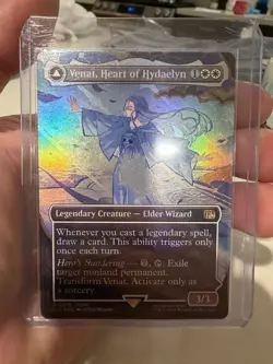 MTG Venat Heart of Hydaelyn Foil Borderless Final Fantasy #0329 MTG English - Image 4