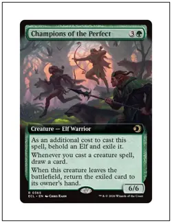 1x Champions of the Perfect, Extended Art, Magic the Gathering MTG NM - Image 1