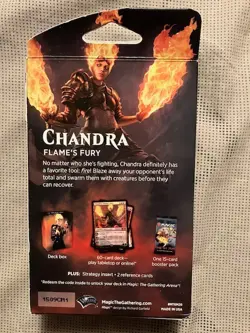 Core Set 2020 Planeswalker Deck: Chandra MTG Brand New Sealed - Image 2