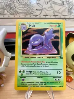 Pokemon Muk Holo Fossil LP 13/62 - Image 1