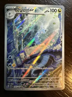 Pokemon TCG Dragonair Scarlet & Violet 151 Illustration Rare Holo Card 181/165 - Image 2