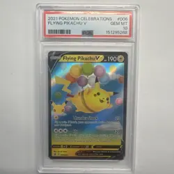 2021 POKEMON CELEBRATIONS #006 FLYING PIKACHU V PSA 10 🔥🔥 - Image 1