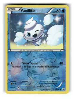 Vanillite 35/135 Common Plasma Storm Pokemon Reverse Holo Lightly Played - Image 1