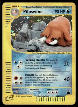 *FRI NIGHT* Piloswine H22/H32 Holo Skyridge Holo Rare - Image 1