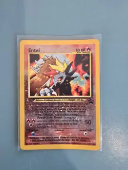 Pokemon Entei #34 Reverse Holo Black Star Promo TCG - Image 1