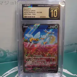 CGC PRISTINE 10 English Pokemon 2022 Astral Radiance - 161/189 Beedrill V - Image 1