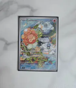 CASTFORM SUNNY FORM 195/191 ILLUSTRATION RARE SURGING SPARKS POKEMON NEAR MINT - Image 1
