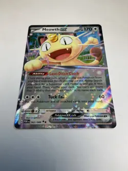 Meowth ex #62 Pokemon Perfect Order - MINT - Image 1