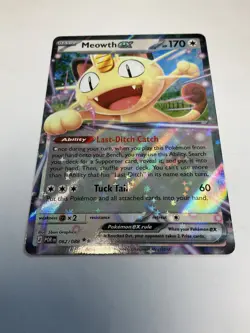 Meowth ex #62 Pokemon Perfect Order - MINT - Image 2