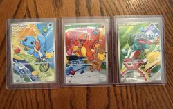 Pokemon TCG First Partner Illustration Collection Series 1 Gen 1 Kanto Set - Image 1