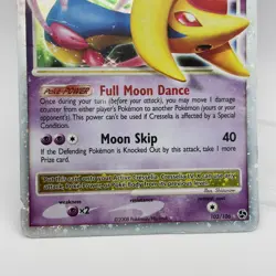 Pokemon Cresselia Lv X Great Encounters 103/106 Ultra Rare Holo HP ENGLISH - Image 3