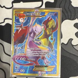 Pokemon TCG Mewtwo EX BREAKthrough Ultra Rare Full Art 163/162 170 HP English - Image 1