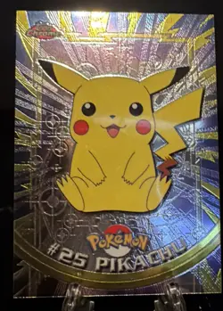 2000 Topps Chrome Pokemon: Pikachu #25 - NM - Image 1