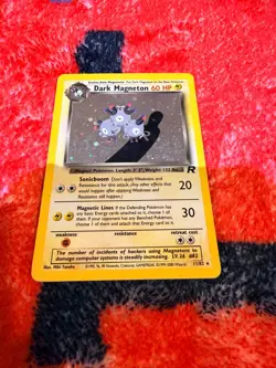2000 Pokemon Team Rocket Dark magneton Holo 11/82 - LP - Image 2