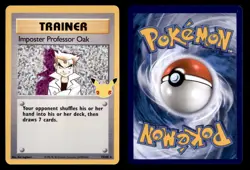IMPOSTER PROFESSOR OAK 73/102 CELEBRATIONS: CLASSIC COLLECTION POKEMON TCG NM - Image 3