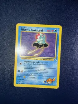 Pokemon Misty's Tentacool - Gym Heroes 32/132 - Non-Holo - Ungraded LP - Image 1