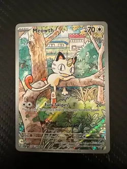 Pokemon Phantasmal Flames Meowth EX TCG Holo Ultra Rare 106/94 - Image 1