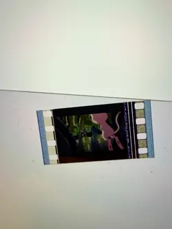 Pokemon Film Cell 35mm Mew spying on team rocket and clones - Image 2