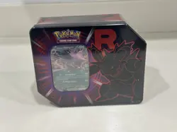 Pokemon TCG Destined Rivals Team Rocket Tin - Nidoking EX - New/Factory-Sealed - Image 1